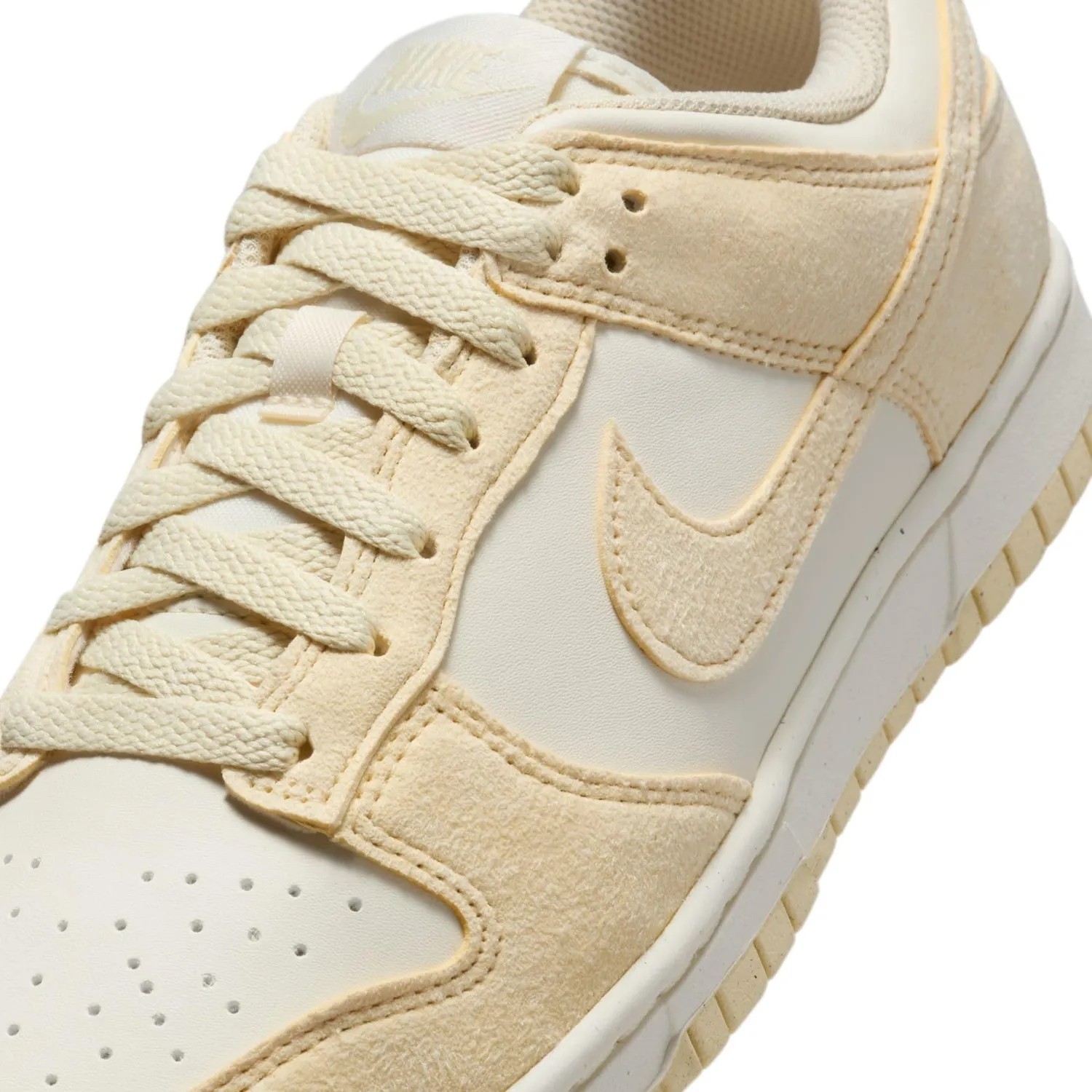 Nike Dunk Low sneakers donna 38 EU beige in pelle