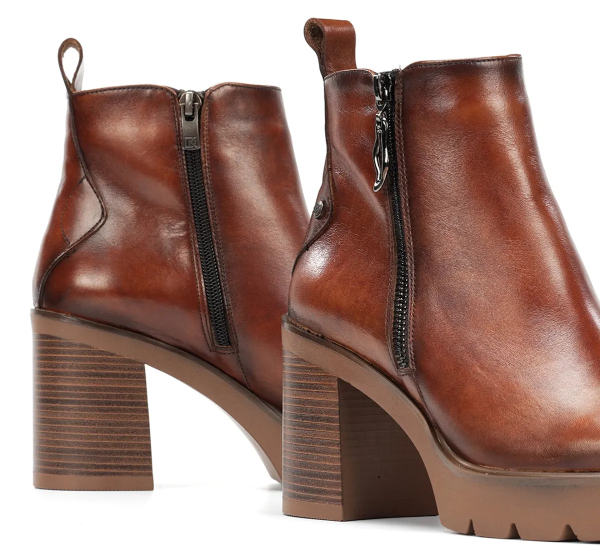 Dorking Alert D9562 stivaletti donna marroni tacco
