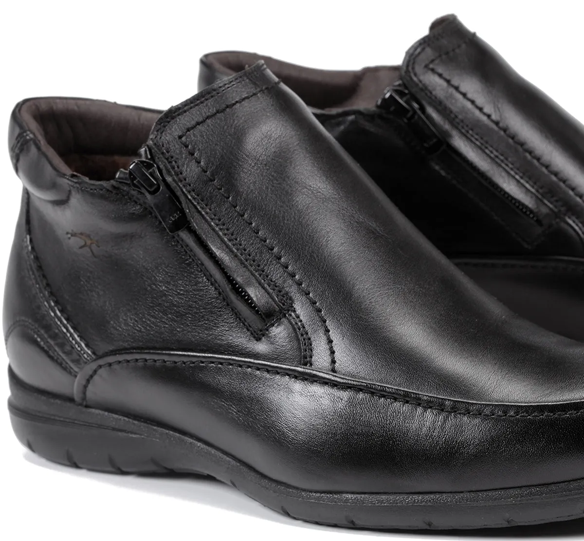 Fluchos Luca 87830 stivaletti uomo neri pelle