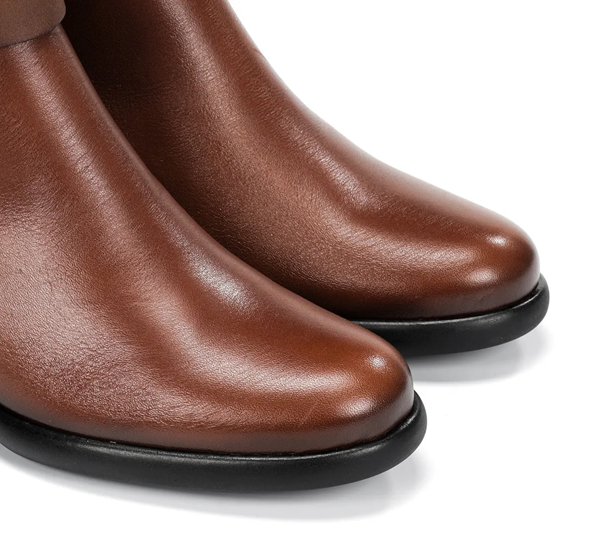 Fluchos Macy D9369 tronchetti donna marroni tacco