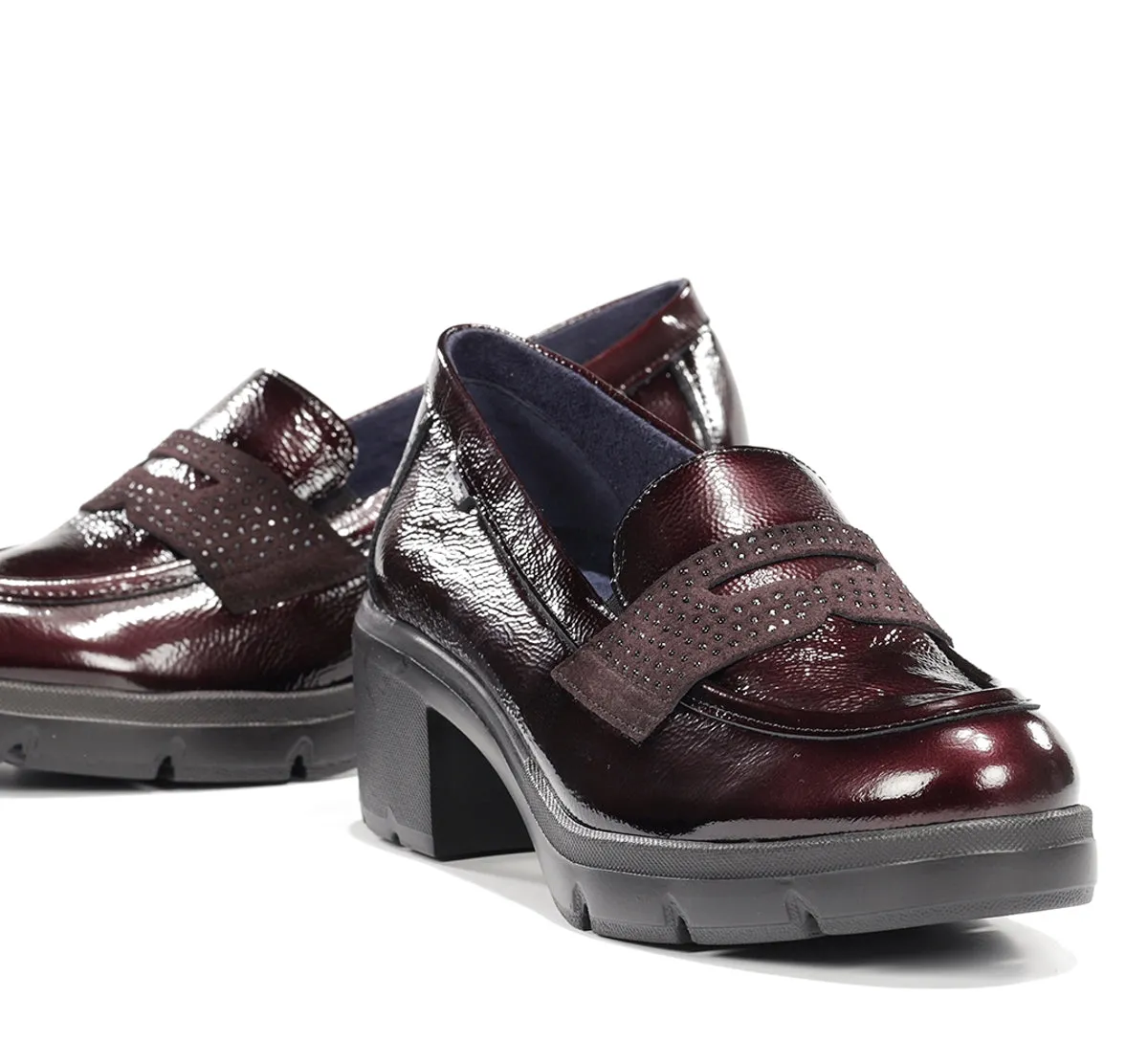 Fluchos Fugaz F2517 mocassini donna bordeaux track