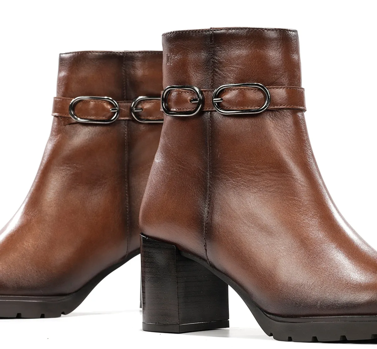 Dorking Sesma D9809 Stivaletti Donna Marroni col Tacco