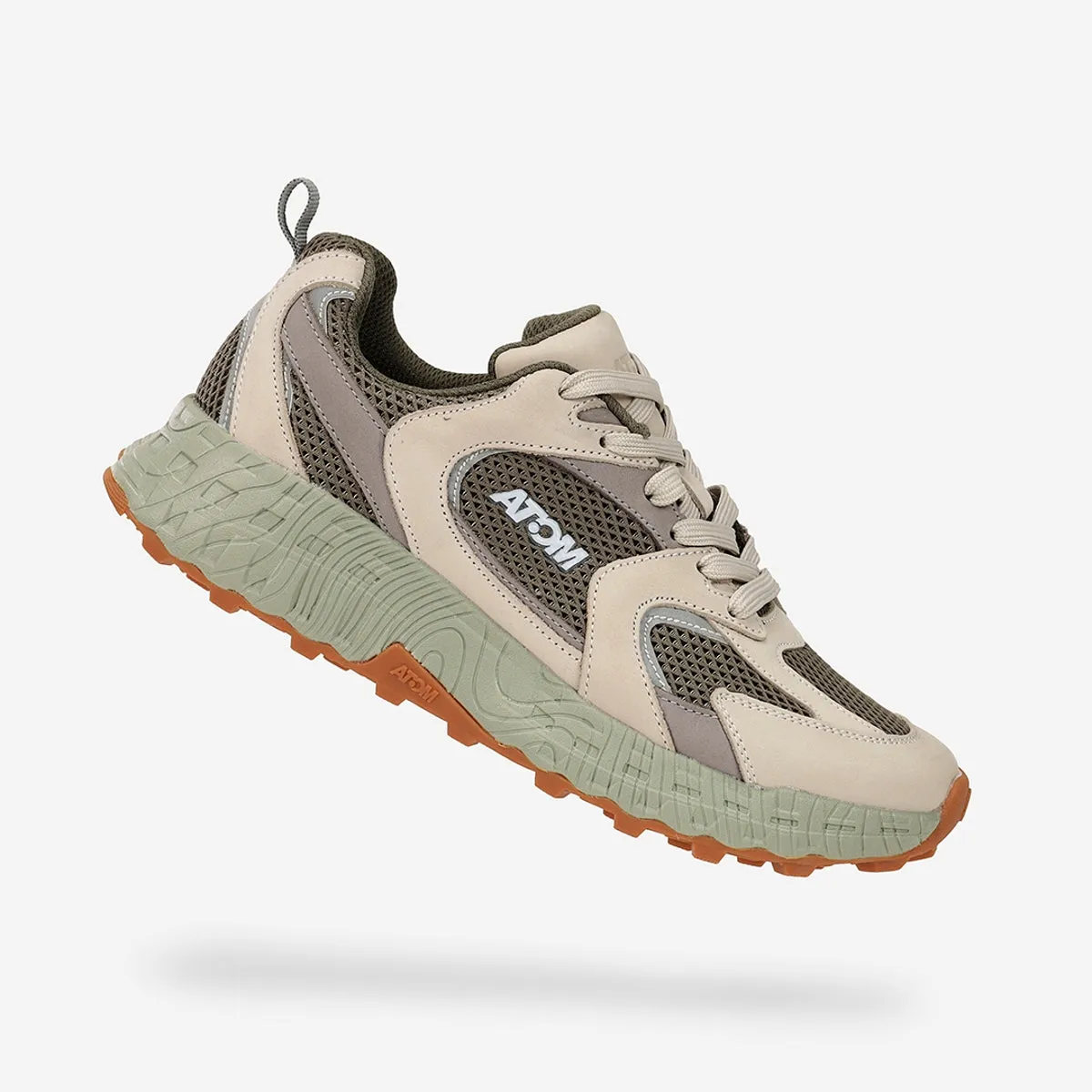 Atom Free Ride AT186 sneaker donna verde forest chunky