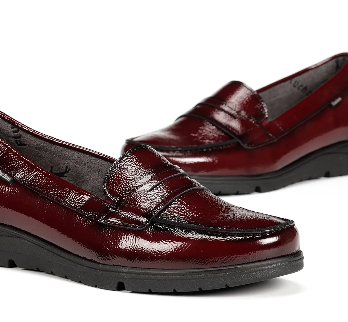 Fluchos Styll F1835 mocassini donna rossi grip