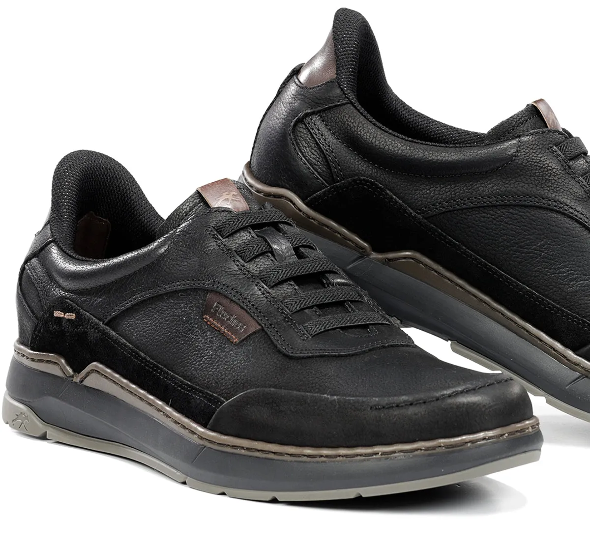Fluchos Jeff F2511 sneakers uomo nero eleganti