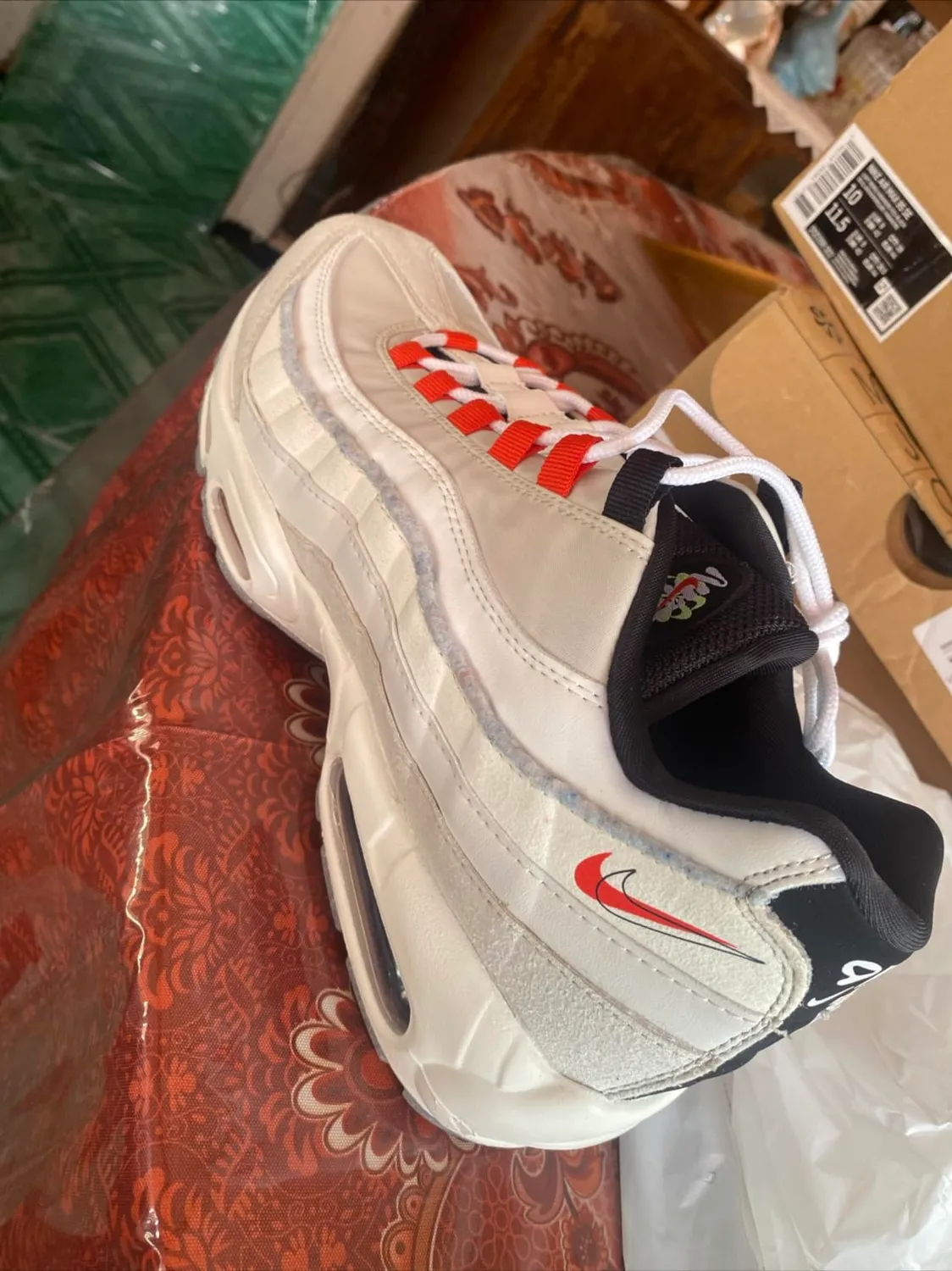 Nike Air Max 95 sneakers uomo 45 EU Grigio Cemento