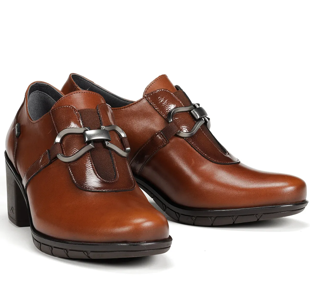 Fluchos Nydia F1806 Scarpe Donna Marroni Classiche
