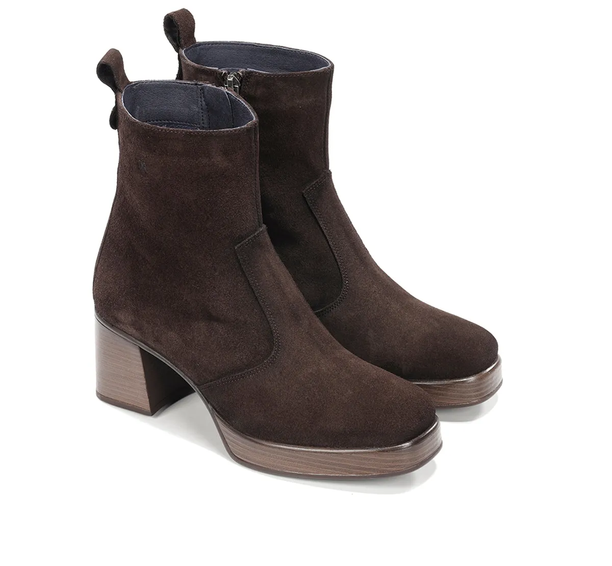 Dorking Cristel D9157 stivaletti donna marrone con platform