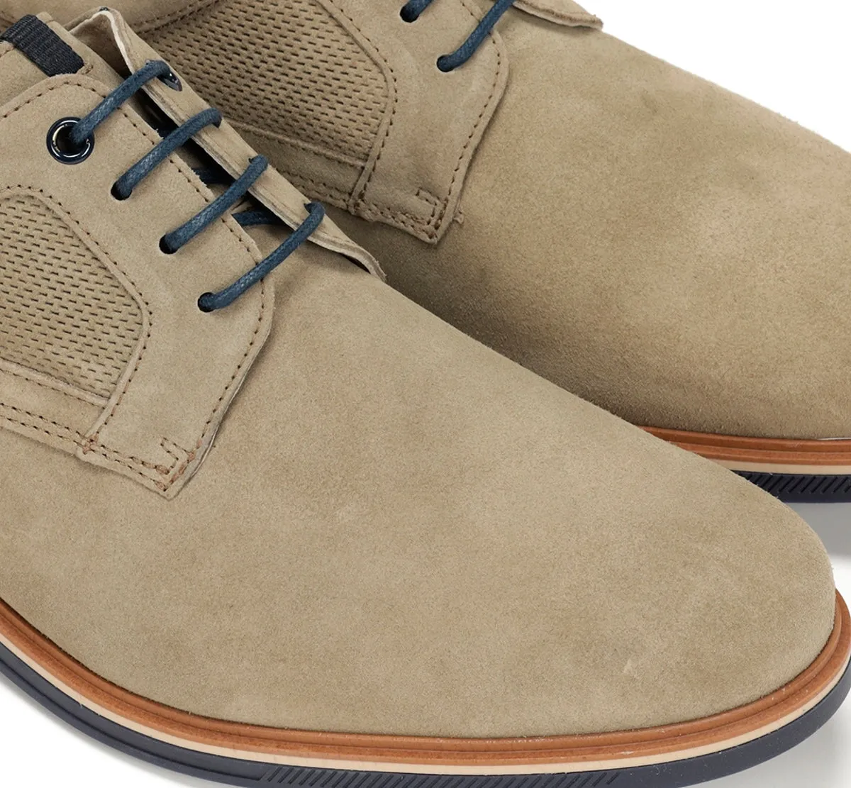 Fluchos Tristan F1744 scarpe uomo beige pianta larga