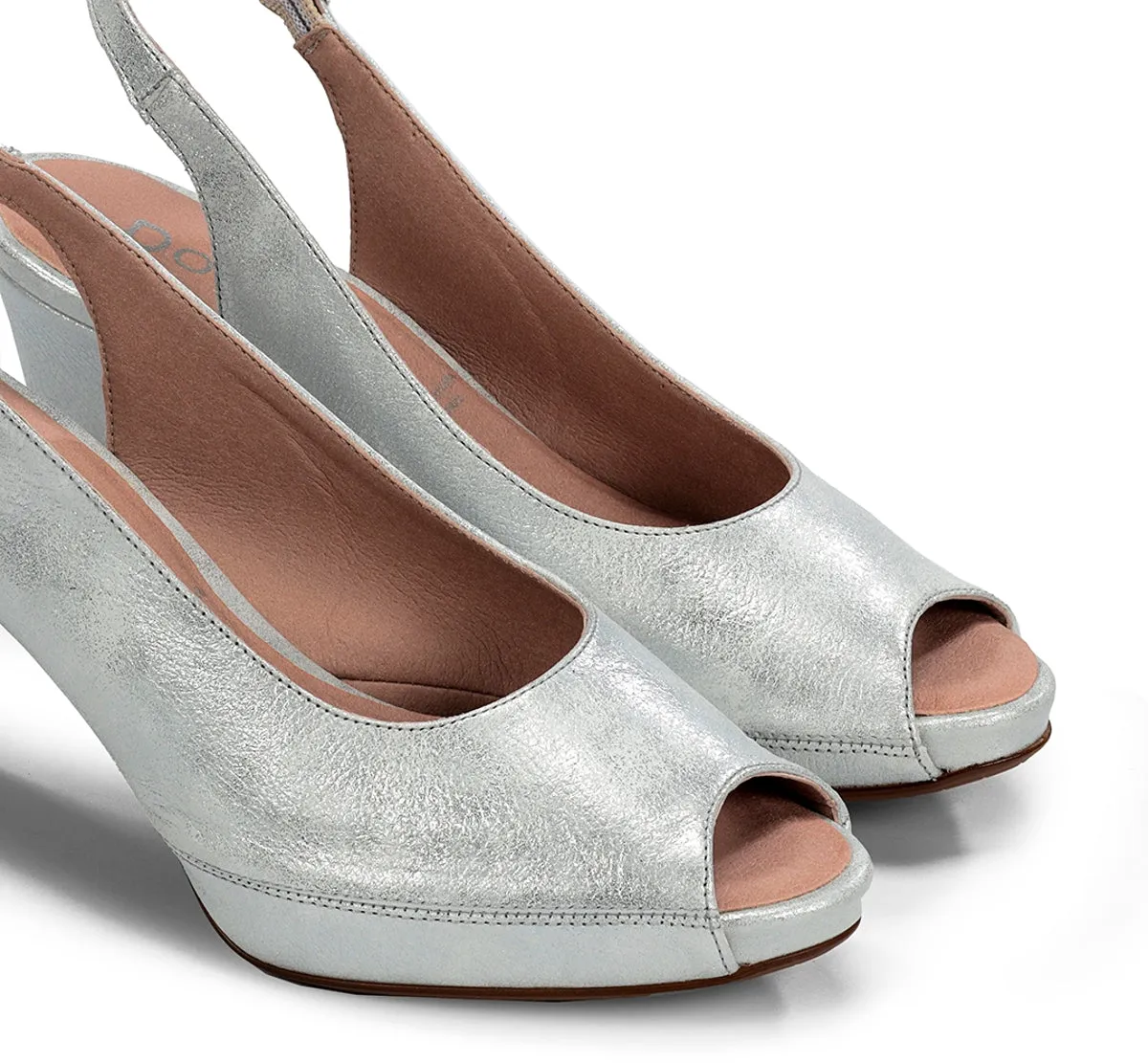 Dorking Blesa D6604 décolleté donna argento