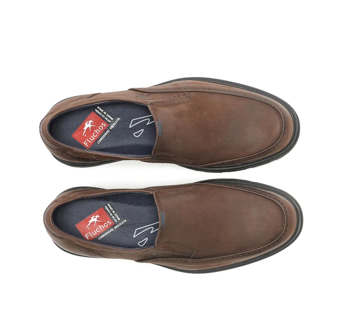 Fluchos Fredy F1606 Slip On Uomo Marrone