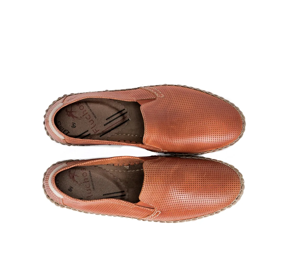 Fluchos Bahamas 8674 mocassini uomo arancioni slip-on