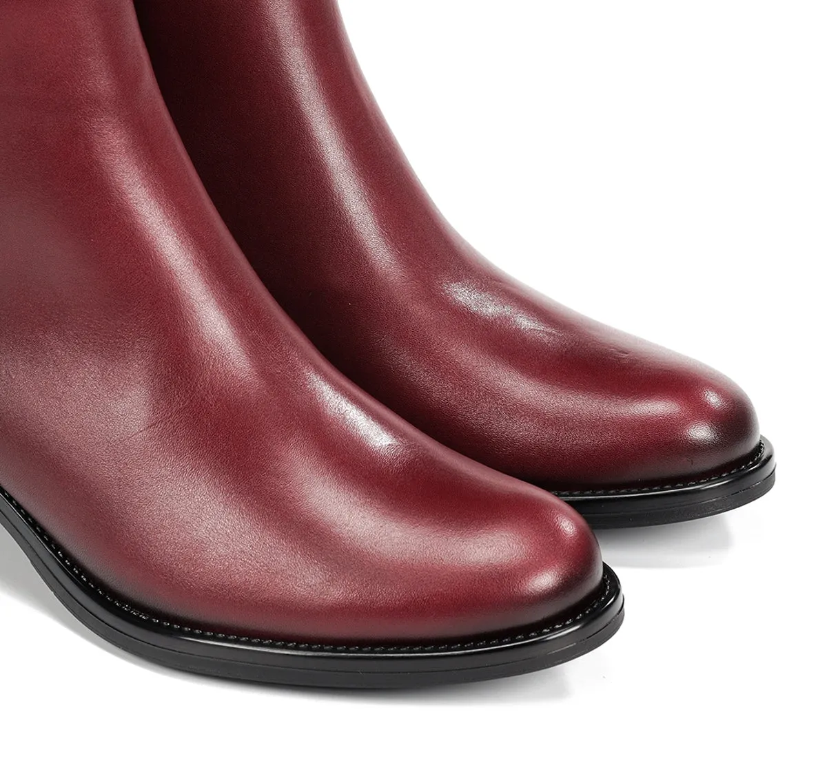 Fluchos Chiara D8966 stivaletti rossi punta sfilata