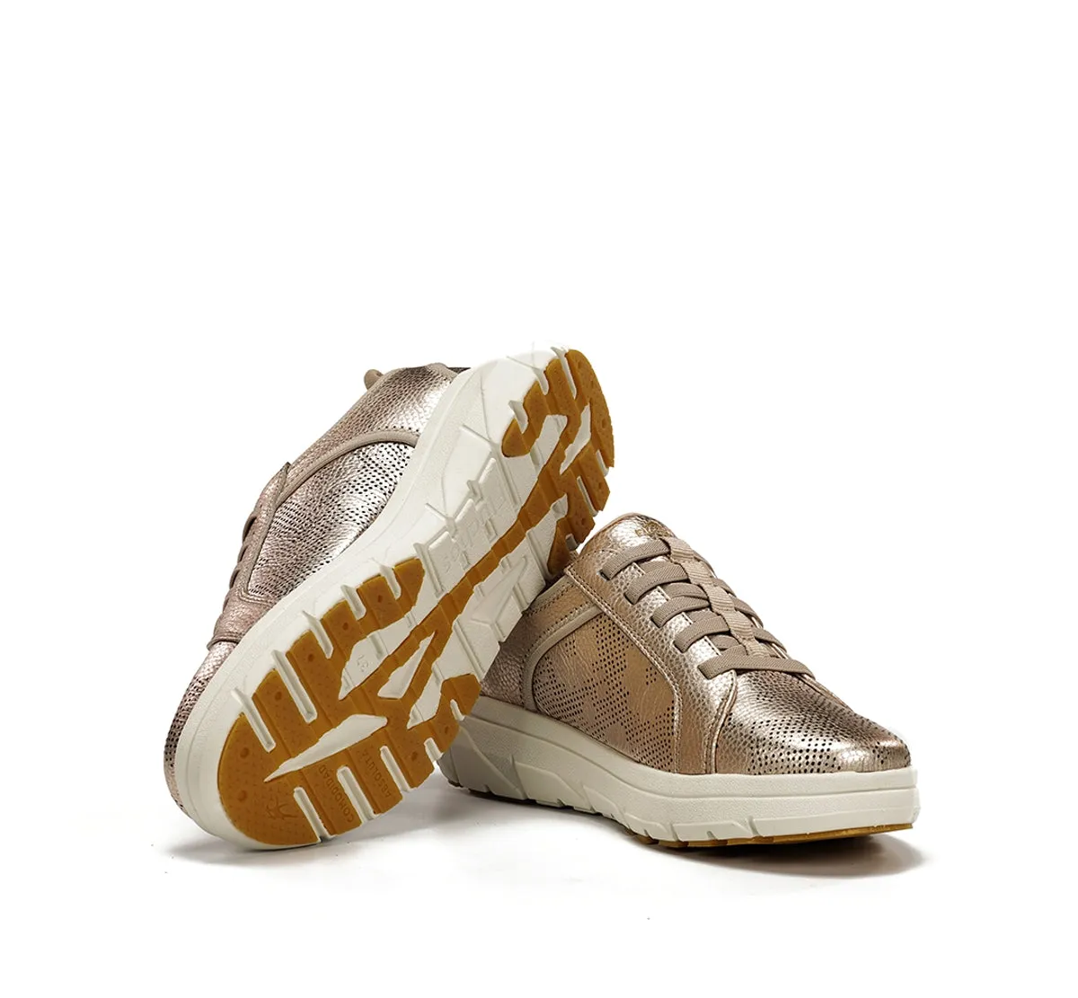 Fluchos First F2435 Sneaker Donna Oro Senza Mani