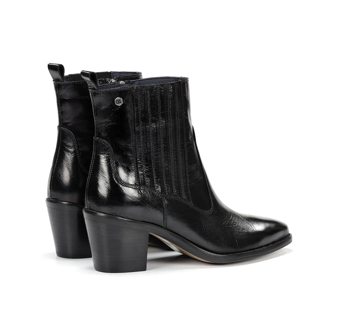 Dorking Arwen D9425 tronchetti neri donna tacco largo