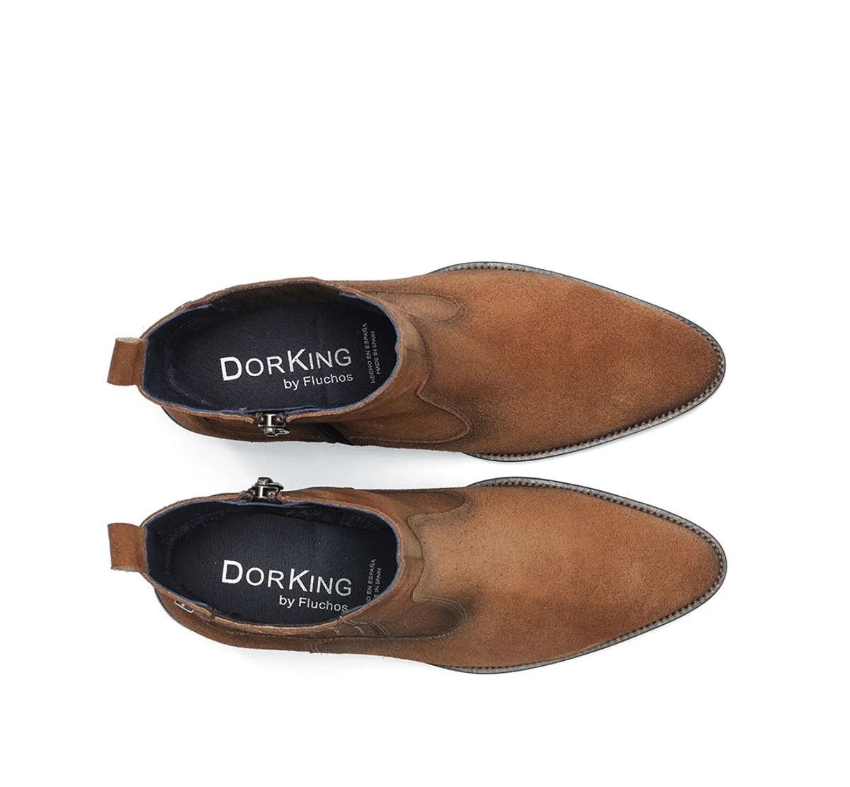 Fluchos Arwen D9425 stivaletti donna marroni tacco