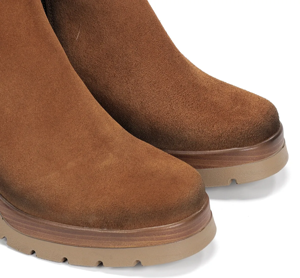 Fluchos Safe D9414 tronchetti donna marrone tacco