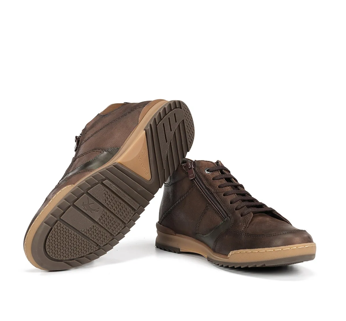 Fluchos Elder F2274 polacchino uomo marrone pianta larga