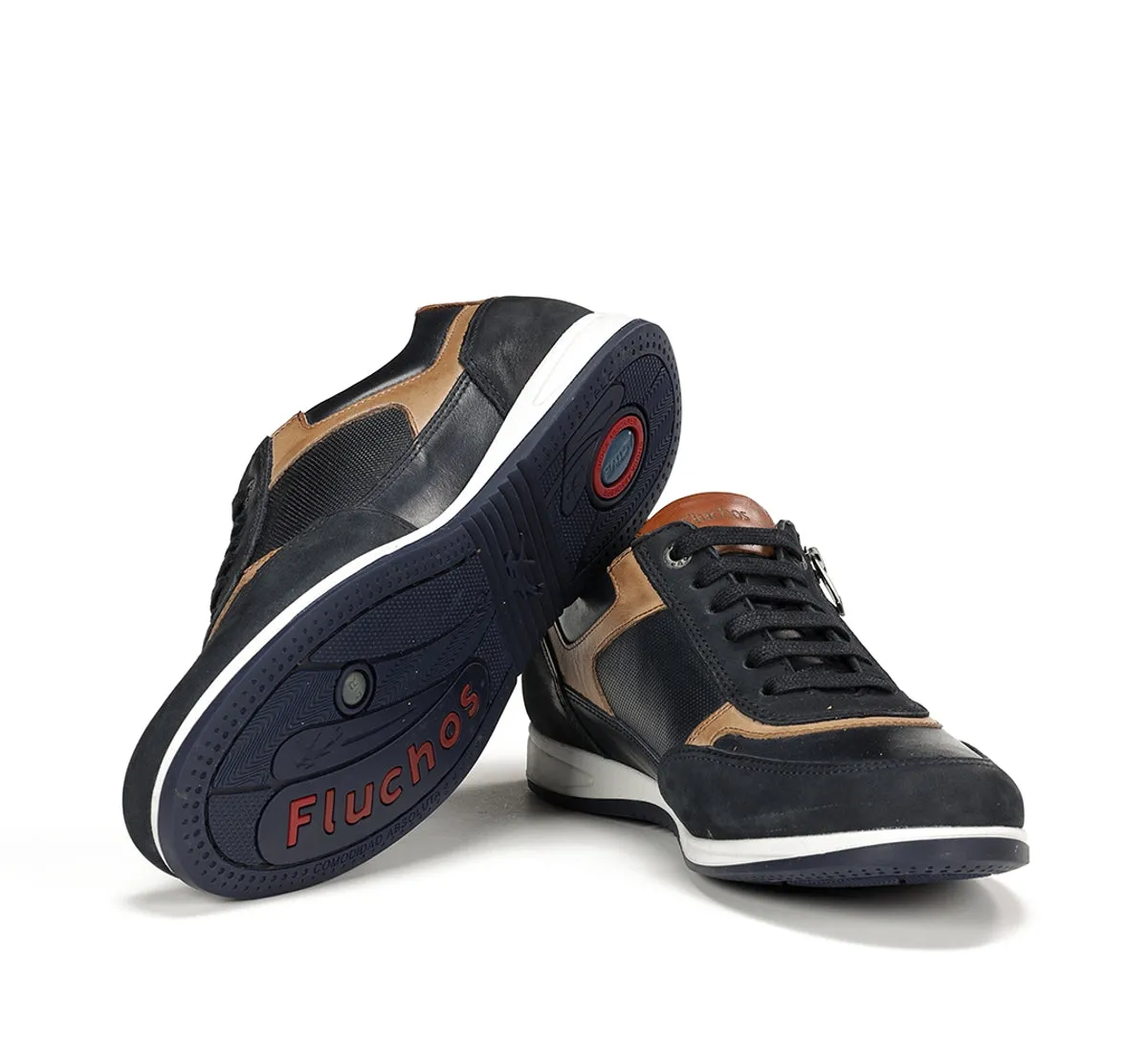 Fluchos Daniel F1288 sneakers uomo blu casual