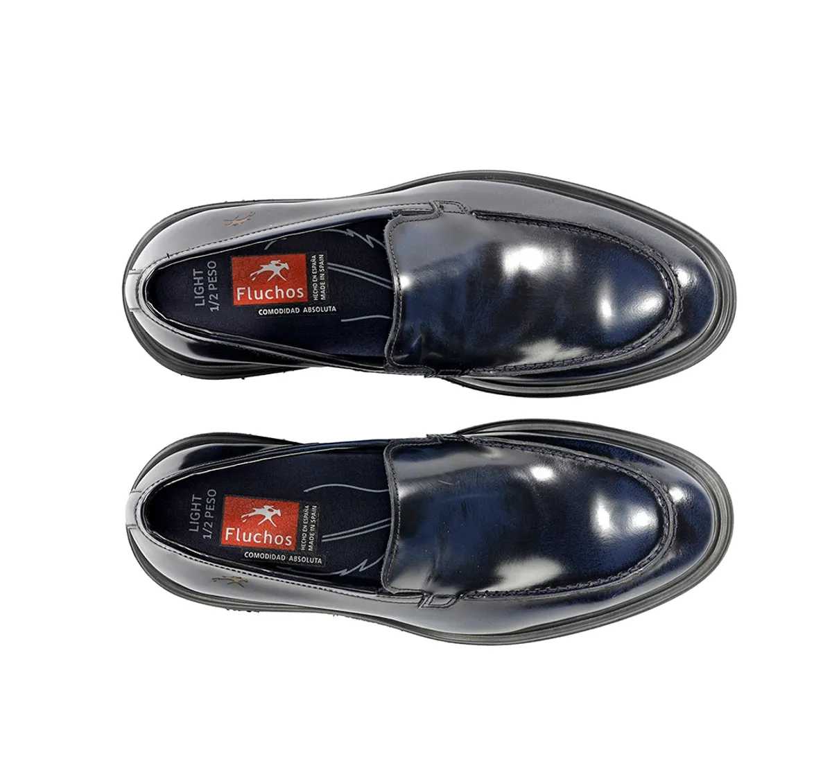 Fluchos BELGAS F1223 mocassini uomo blu leggerissimi