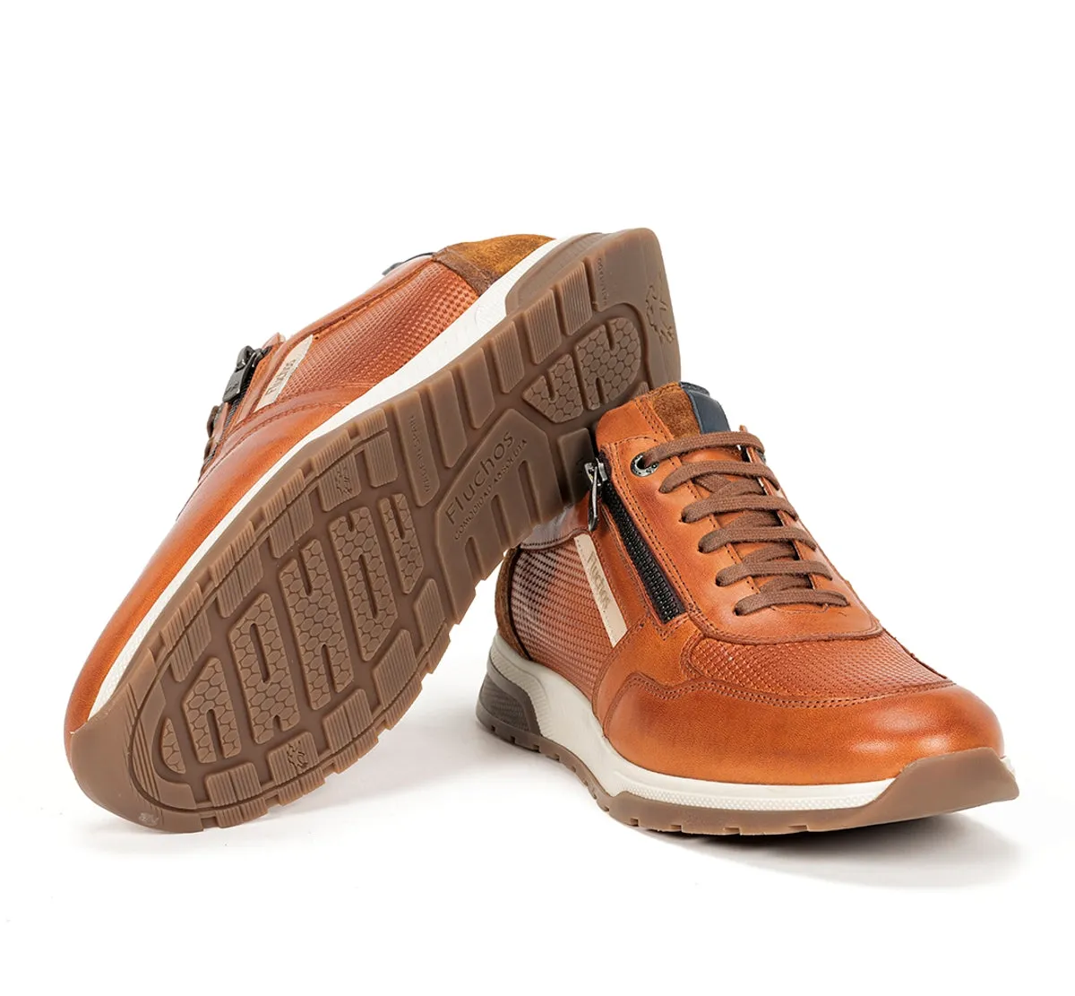 Fluchos Louis F1752 sneakers uomo marroni pelle