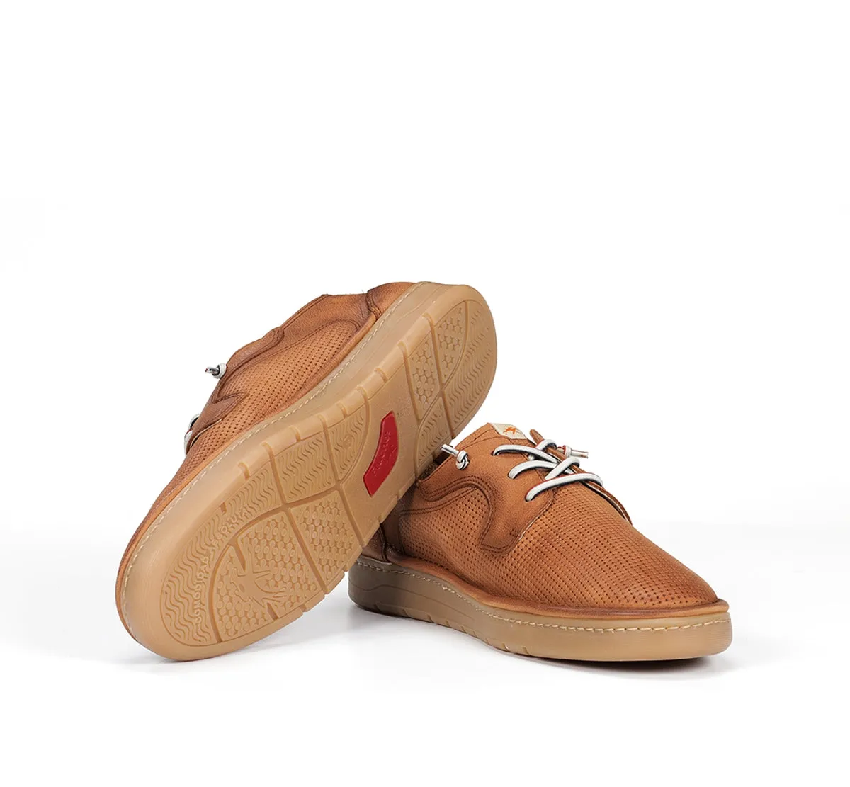 Fluchos Leo F1947 sneakers uomo marroni pelle leggera