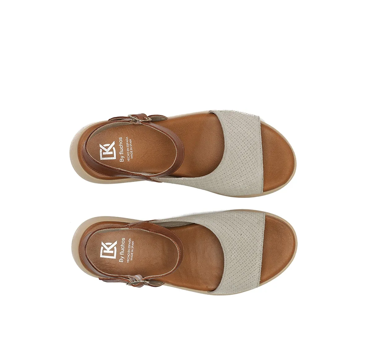 Fluchos Gandia D9464 sandali donna taupe