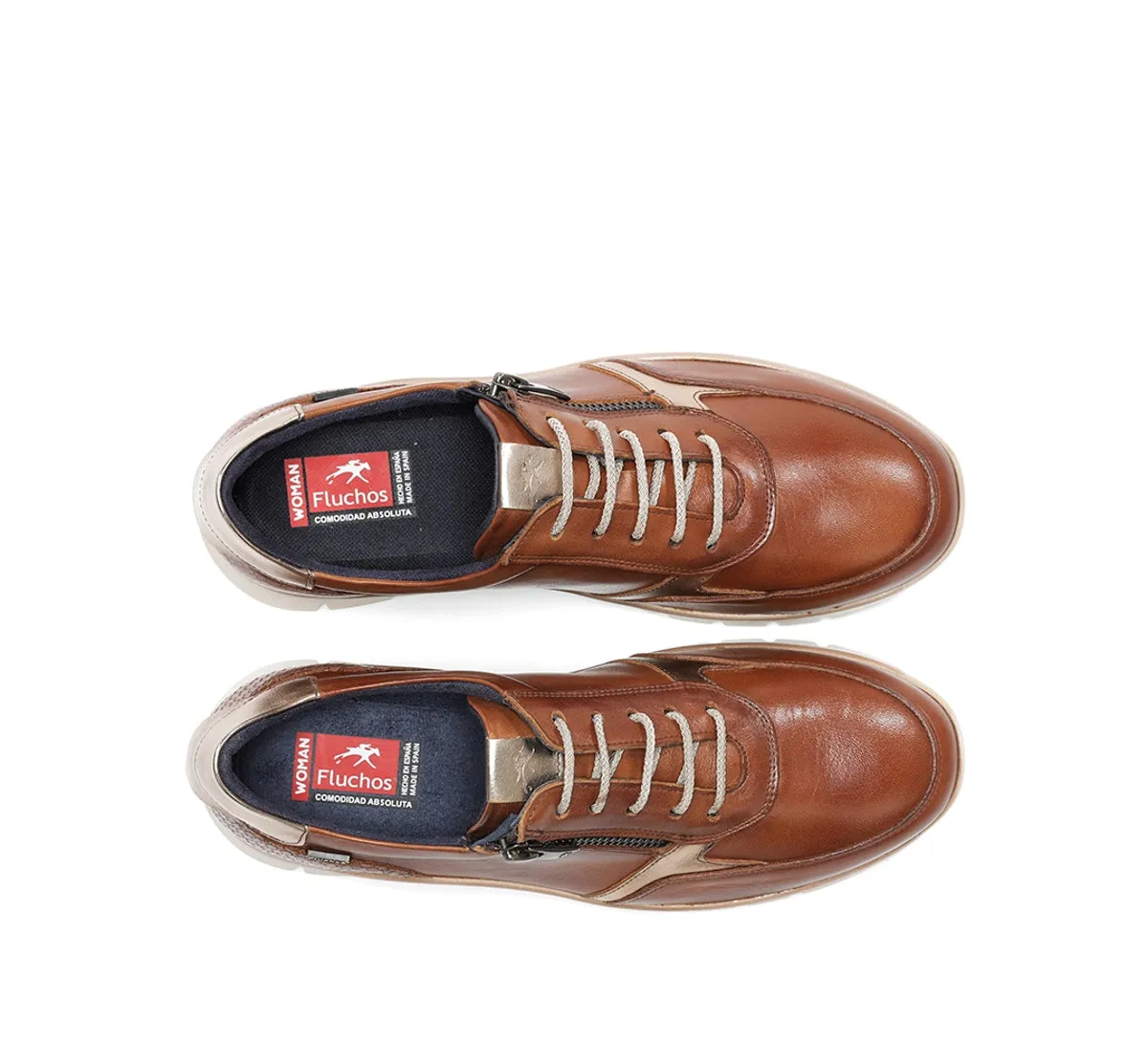 Fluchos Union F2070 sneakers donna marrone comode