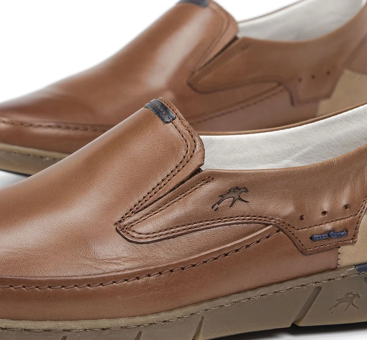 Fluchos Barry F1151 mocassini uomo marrone casual