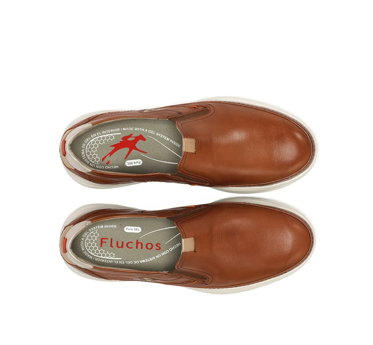Fluchos Kadir F2445 slip on uomo marroni leggeri