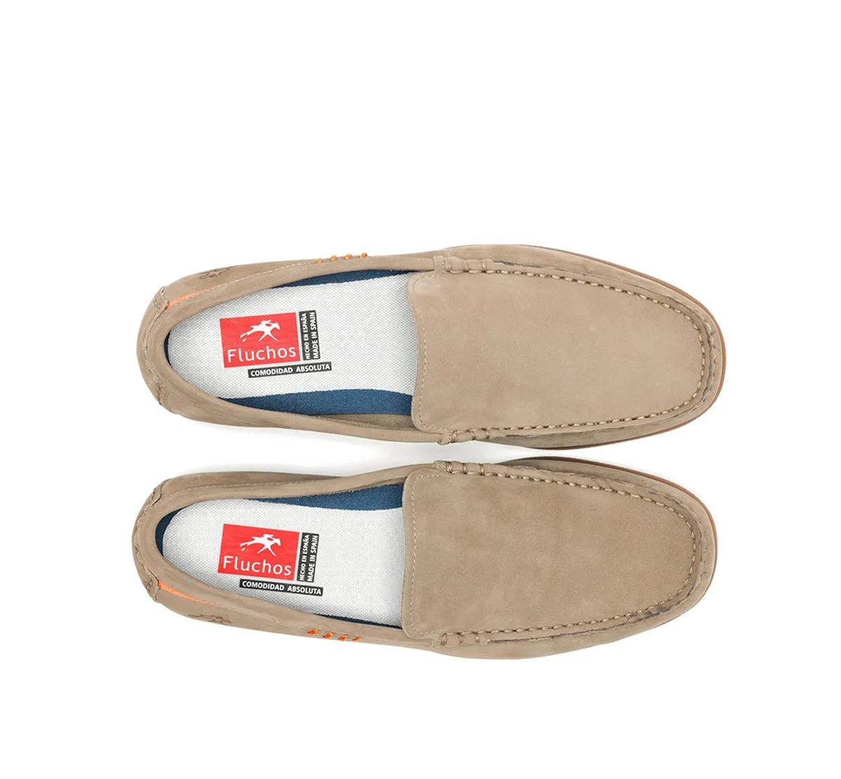 Fluchos Troy F1729 mocassino marrone uomo leggero