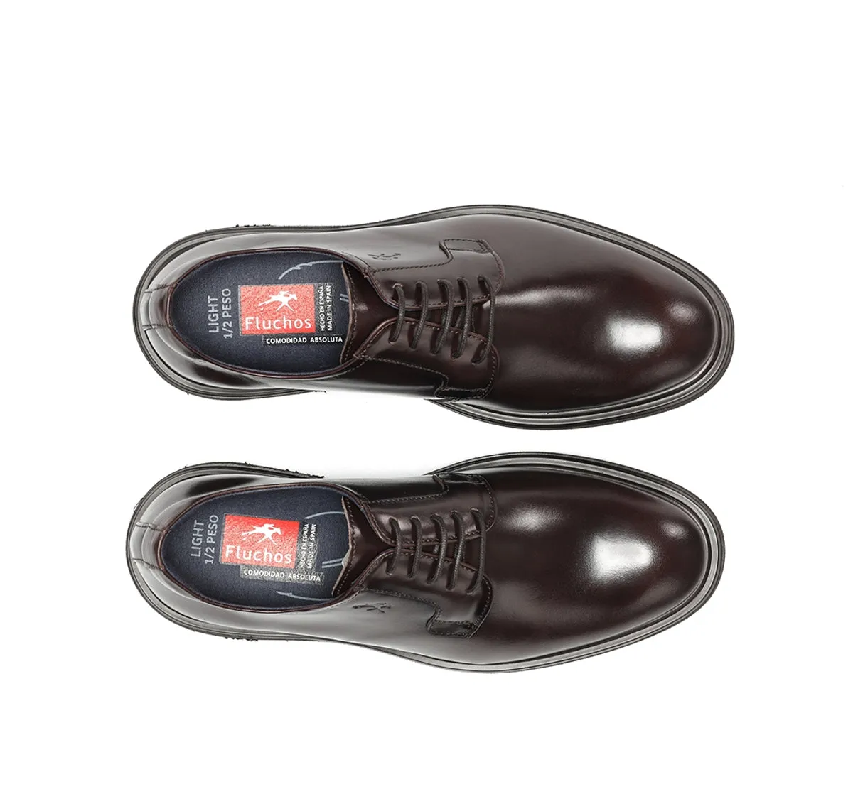 Fluchos Belgas F0631 scarpe uomo marroni pelle