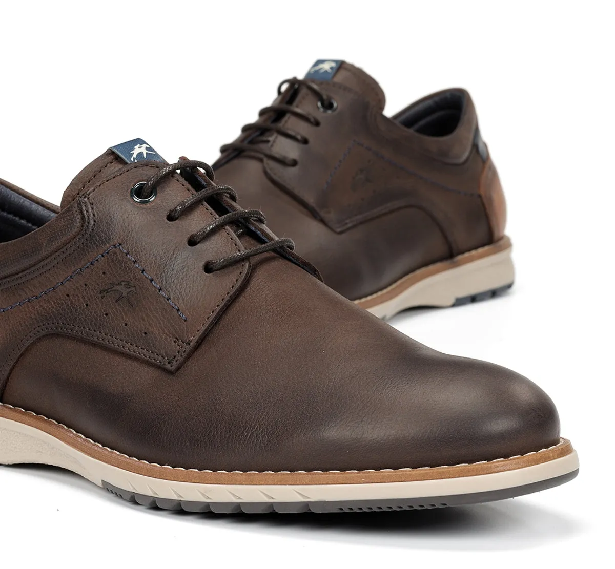 Fluchos Taylor F2091 scarpe uomo marroni casual