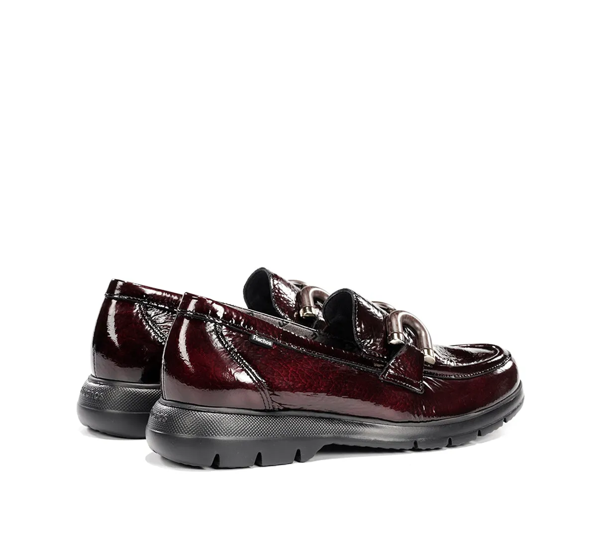 Fluchos Gladis F2514 mocassini rossi donna leggeri