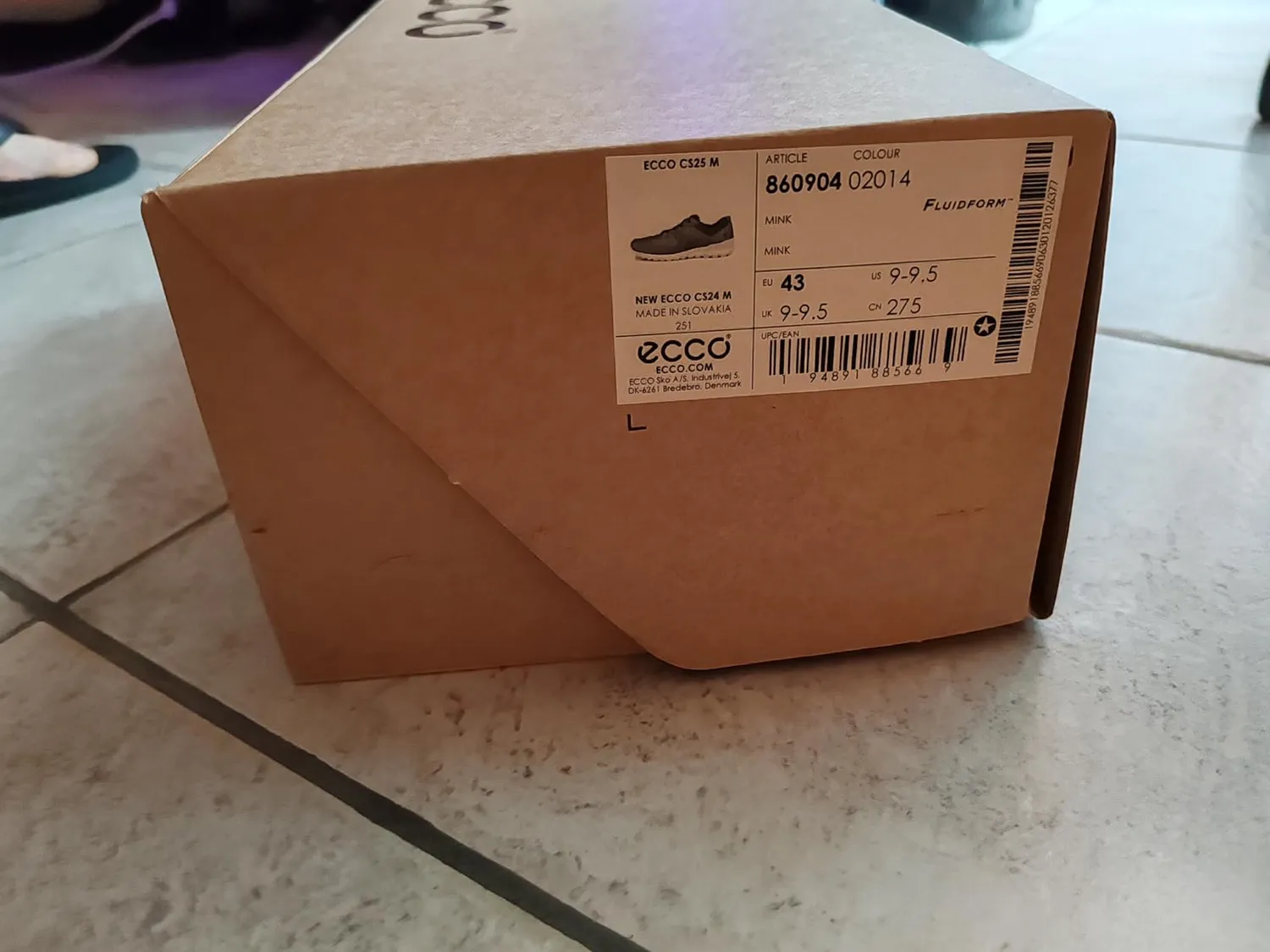 Ecco CS25 sneakers uomo casual comfort quotidiano
