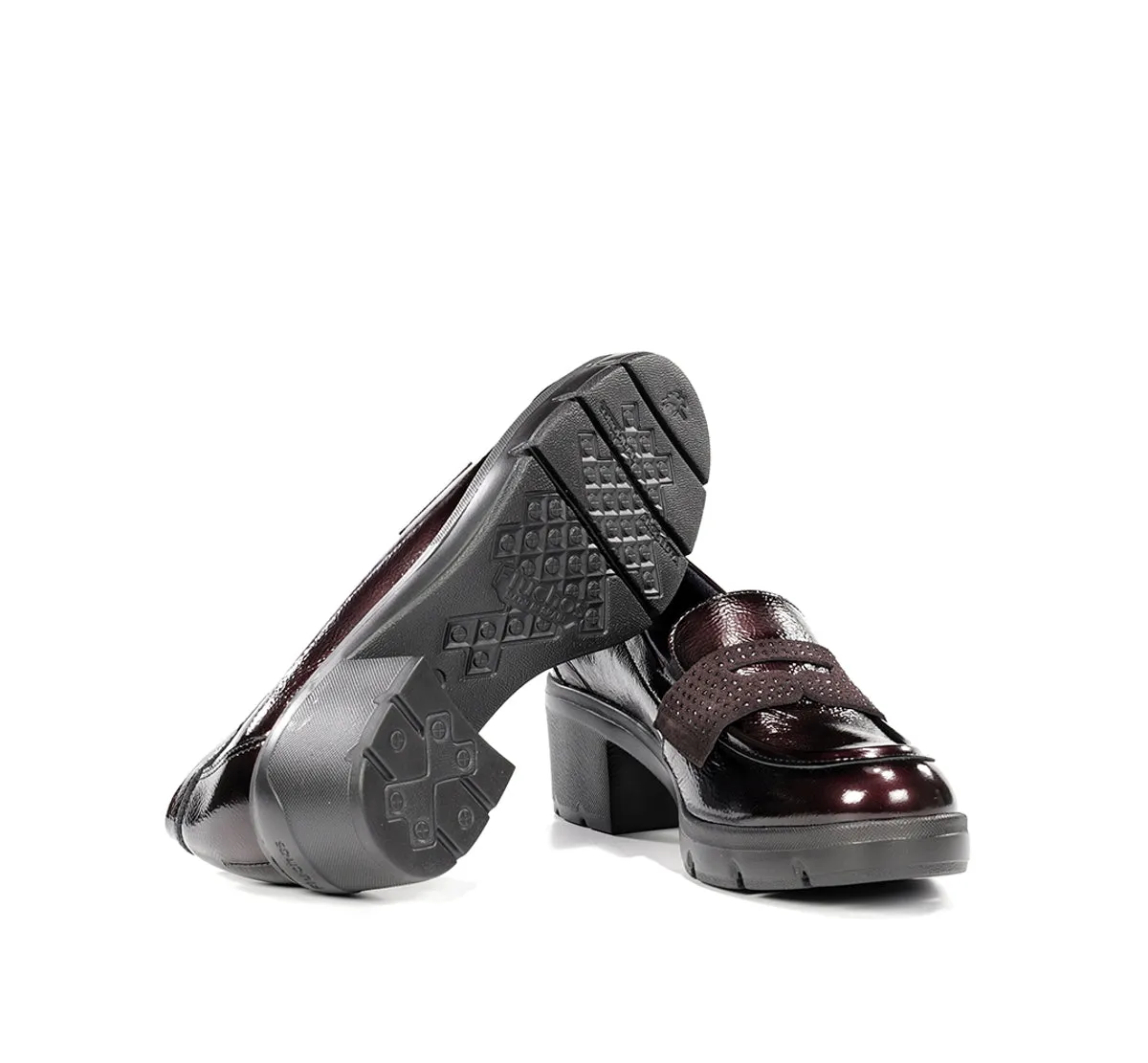 Fluchos Fugaz F2517 mocassini donna bordeaux track