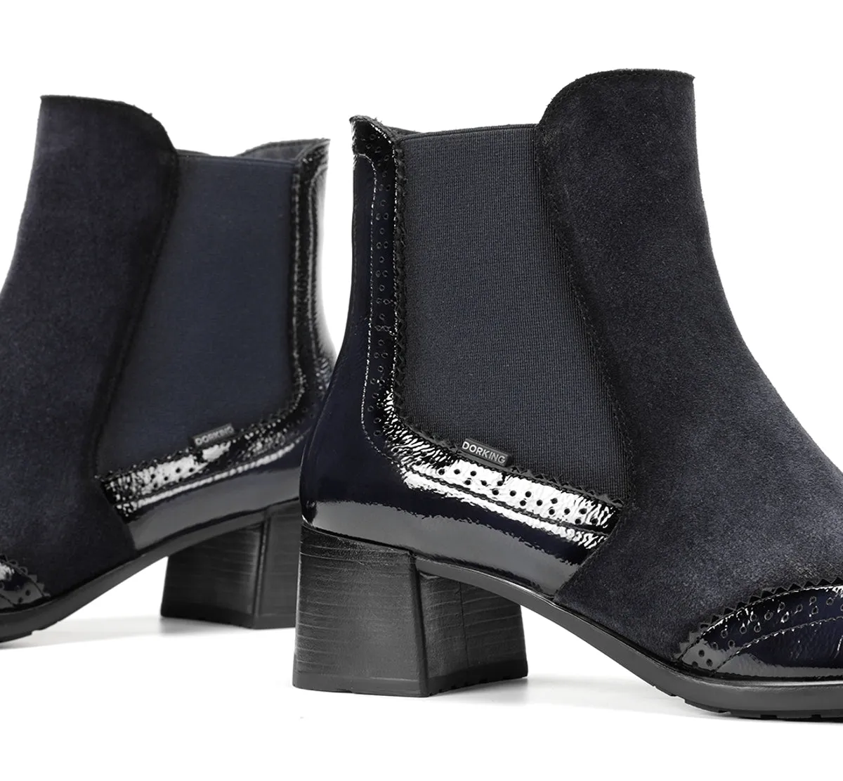 Fluchos Dorking Ikia D9368 stivaletto blu donna con fibbia