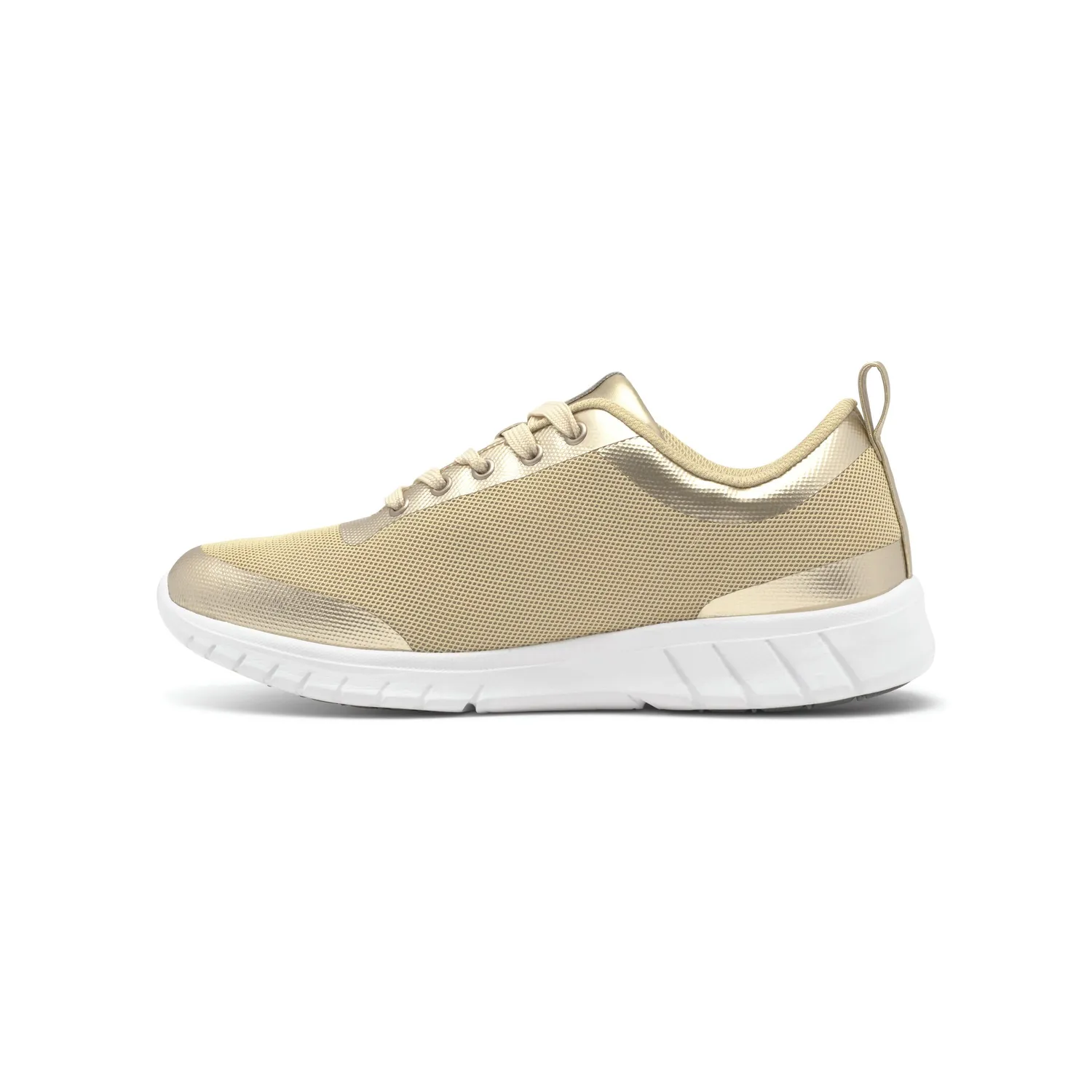 Suecos Alma Style scarpe oro donna antiscivolo