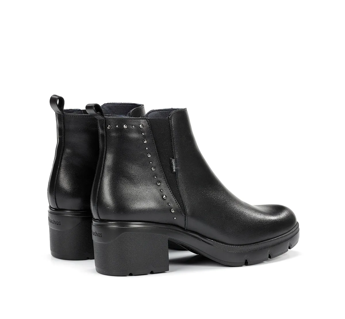 Fluchos Fugaz F2109 stivaletto donna nero carrarmato