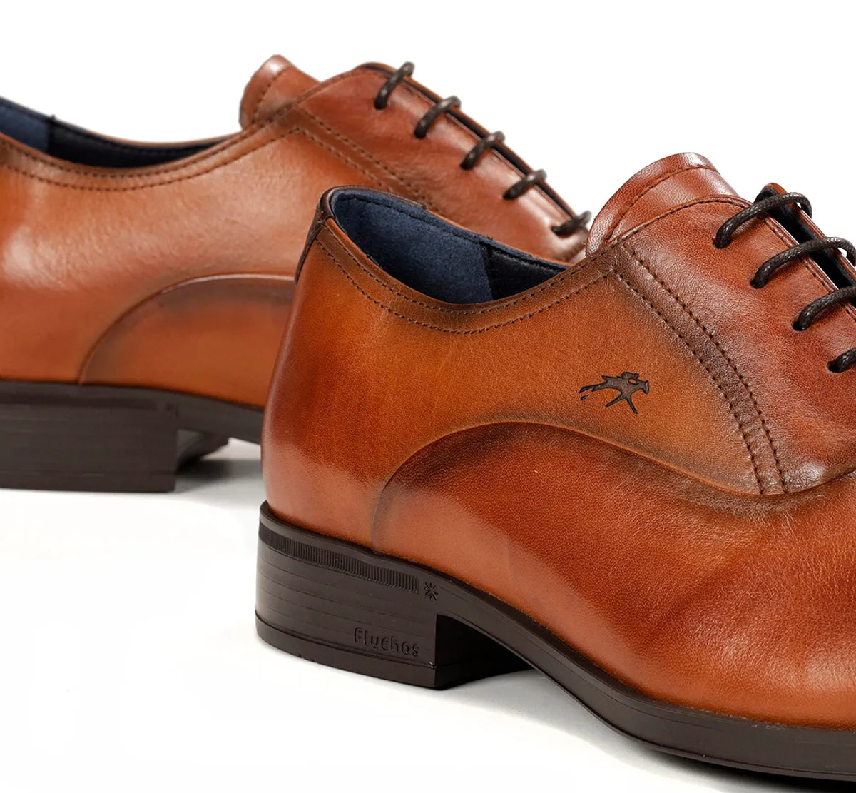 Fluchos Asgard F1837 scarpa uomo marrone pelle liscia