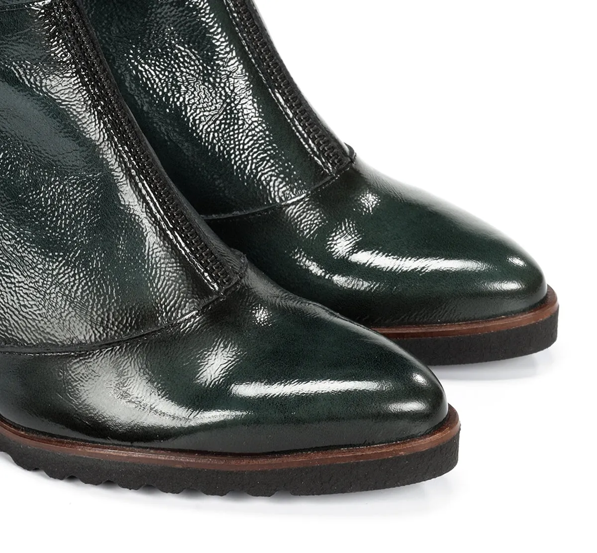Dorking by Fluchos Thais D8300 stivaletti verde tacco