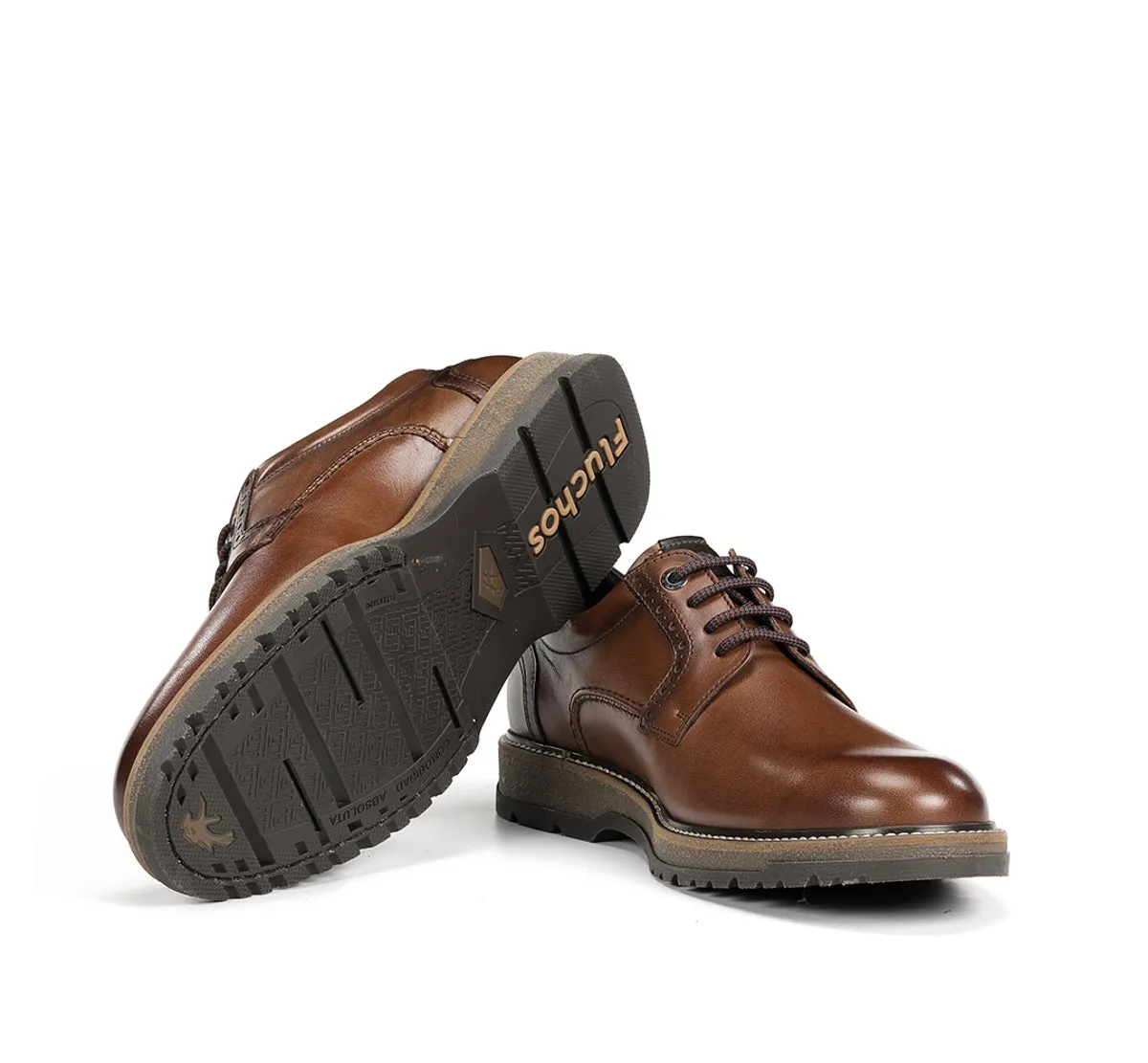 Fluchos Buggy F2319 scarpe uomo marroni eleganti