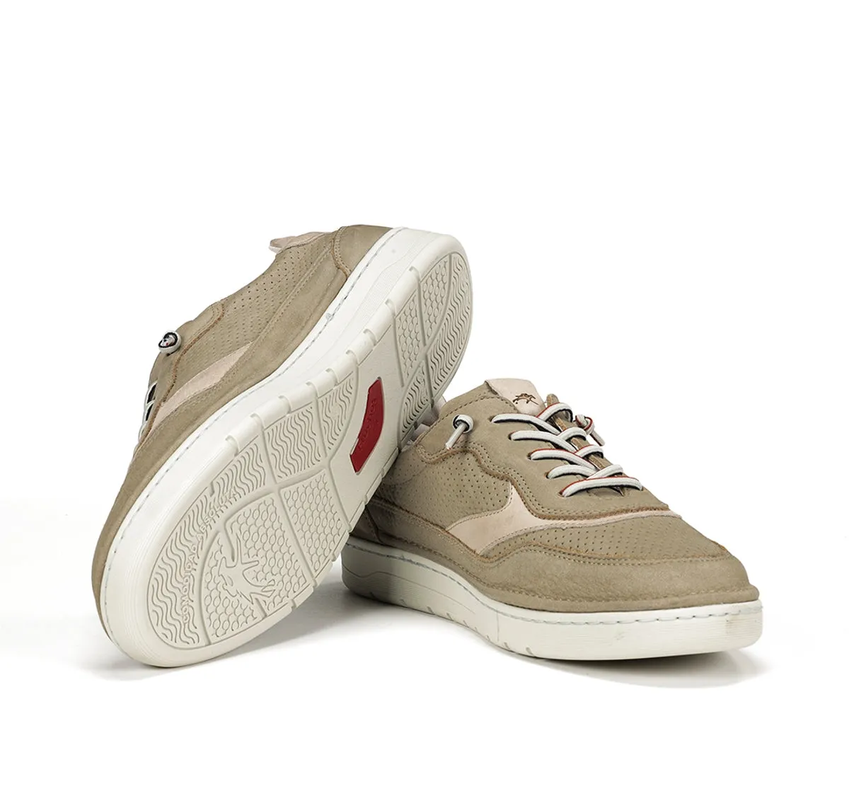 Fluchos Leo F1943 sneakers uomo verdi retro