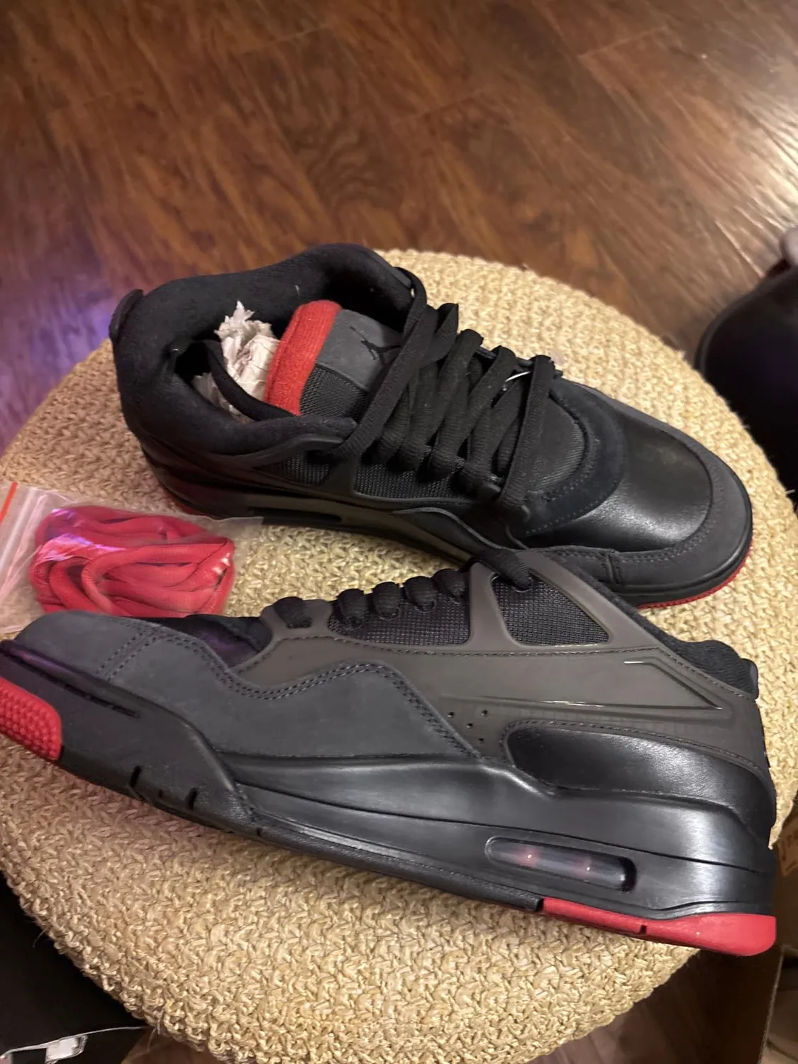 Air Jordan 4 RM sneakers uomo 42 EU nero rosso