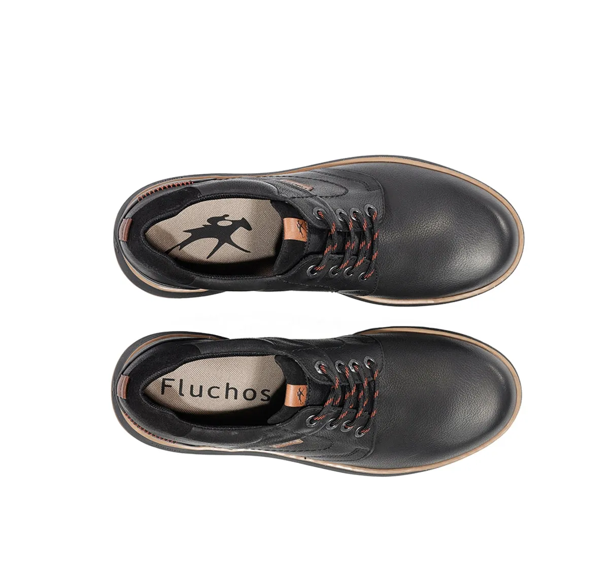 Fluchos Wildford F2535 scarpe uomo nere pelle