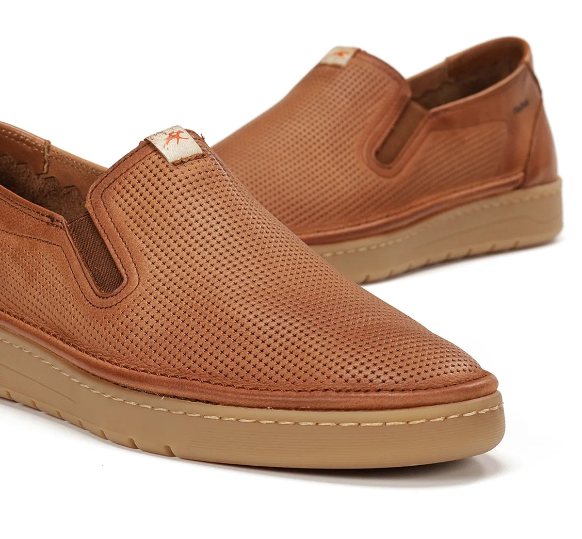 Fluchos Leo F1946 slip on uomo marroni senza lacci