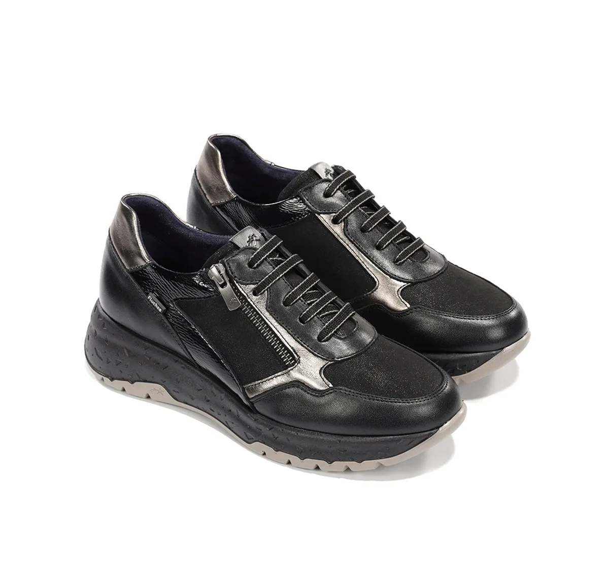 Fluchos Nexus F2308 sneakers donna nere pelle
