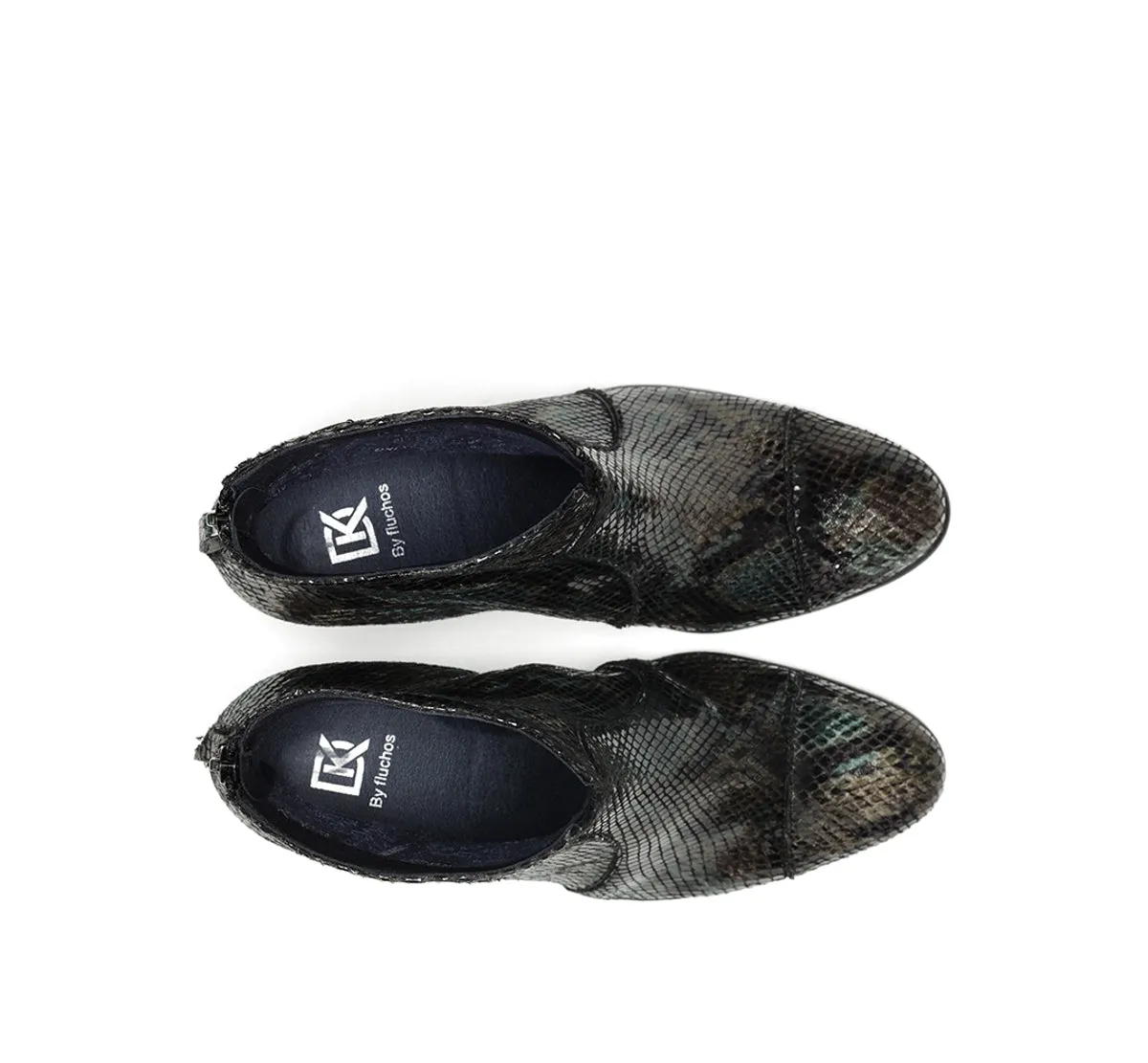 Dorking King D8932 stivaletti donna verdi tacco