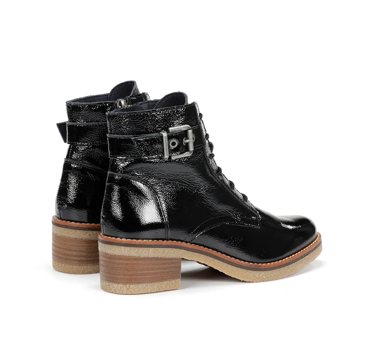 Fluchos Lucero D8686 stivaletto donna nero tacco crepe
