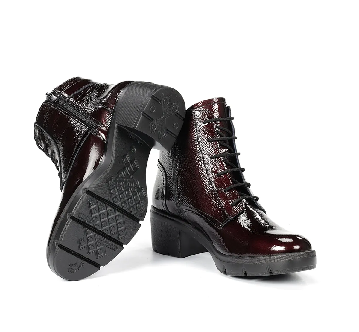 Fluchos Fugaz F2107 stivaletto donna bordeaux suola track